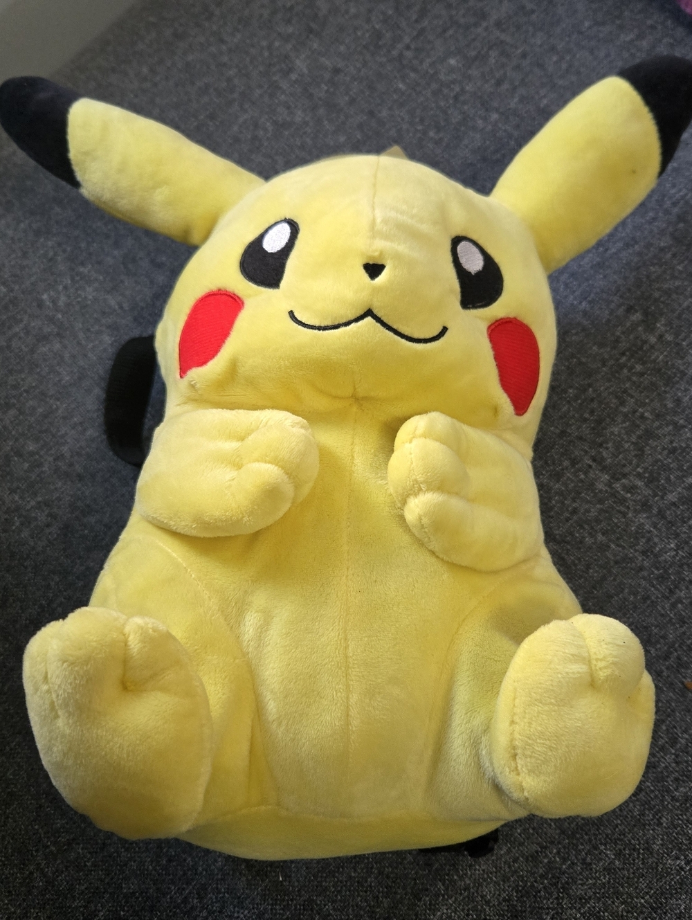 Pokemon Pikachu Plush Backpack NWT